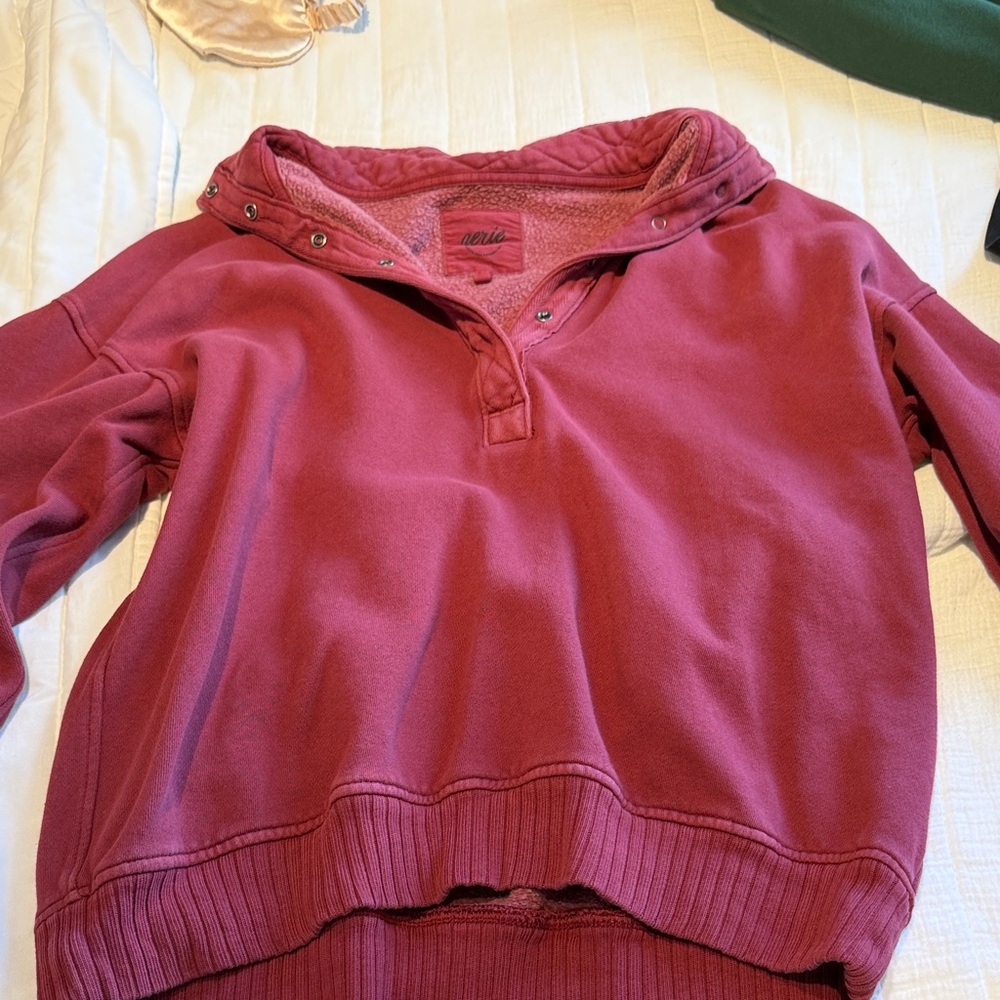 Aerie Burgundy Women's Sweater